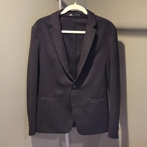 Zara Women's Cotton Black Blazer